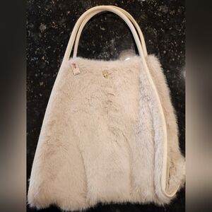🤍 Nwt Victorias Secret Faux Fur Tote Bag Winter 2025